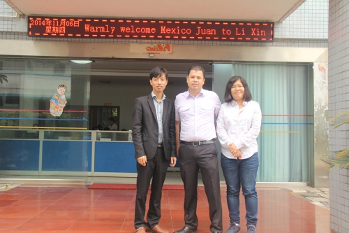 Lixin cooperates with Mexican customers